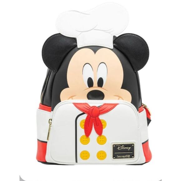 Loungefly Disney Chef Mickey Cosplay Mini Backpack - Picture 1 of 6